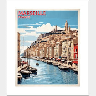 Marseille France Vintage Poster Tourism Posters and Art